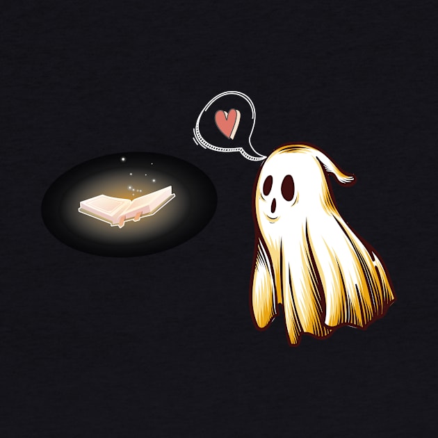 Read more books Cute horror Ghosts Read more boooooks Halloween by L'Arthole